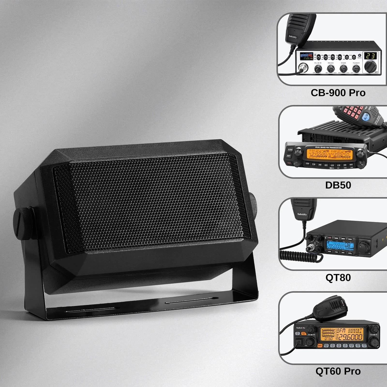 Radioddity RS58 External Speaker | 5W | Clearer Sound | Extended Speaker Cable 74" | Compatible with Radioddity QT40/QT60Pro/QT80/CB-900PRO/CB-500/DB50 - Image 4