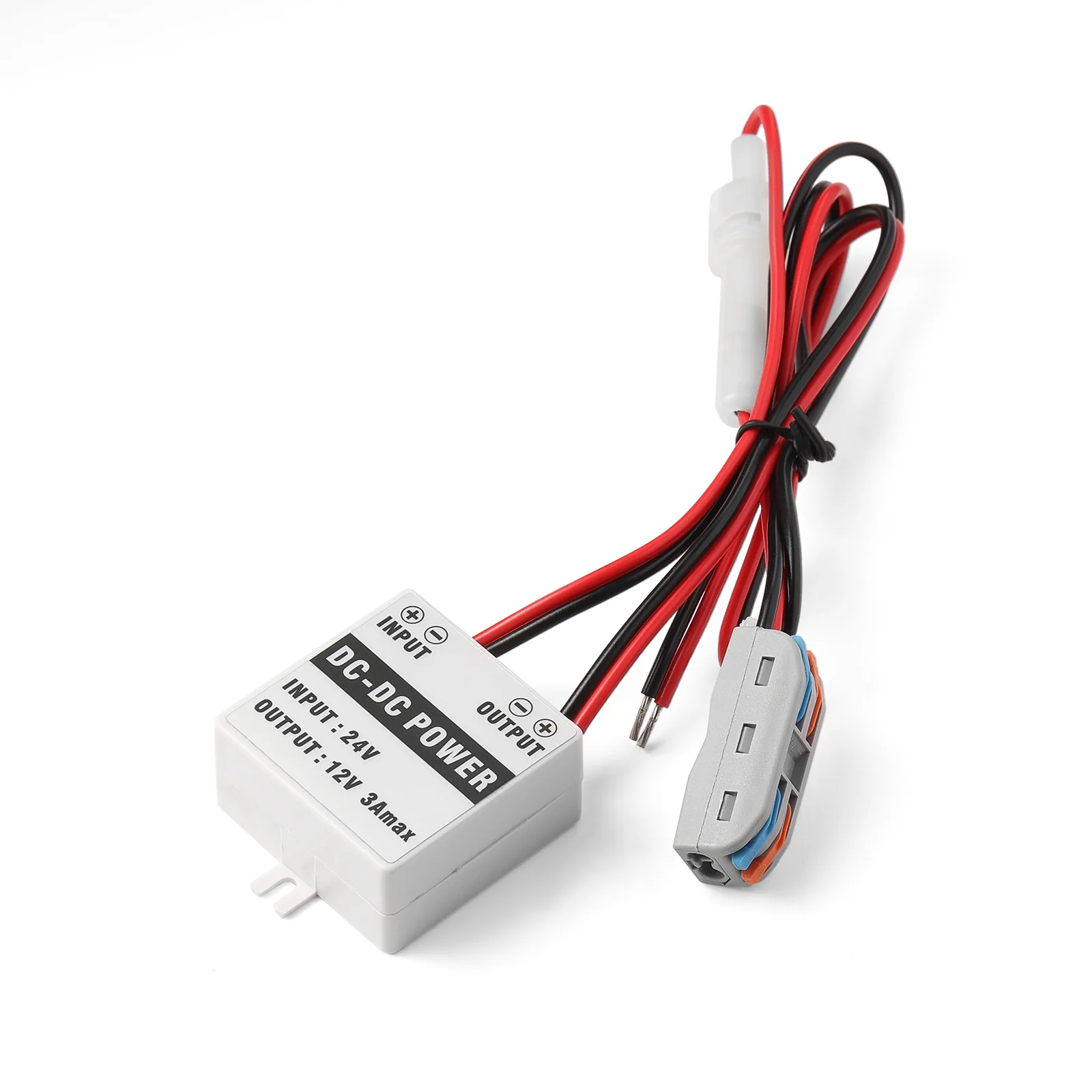 Radioddity SDC12 Step Down Converter | DC-DC 24V to 12V | with Fuse and Wire Terminal Block | for Mobile Radio - Image 3