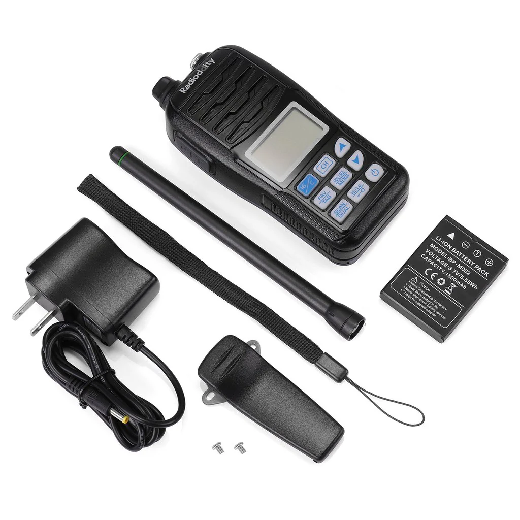 Radioddity Voyage RV6  Marine Radio VHF | Tri-watch | Waterproof | NOAA | Emergency Strobe LED [DISCONTINUED] - Image 9