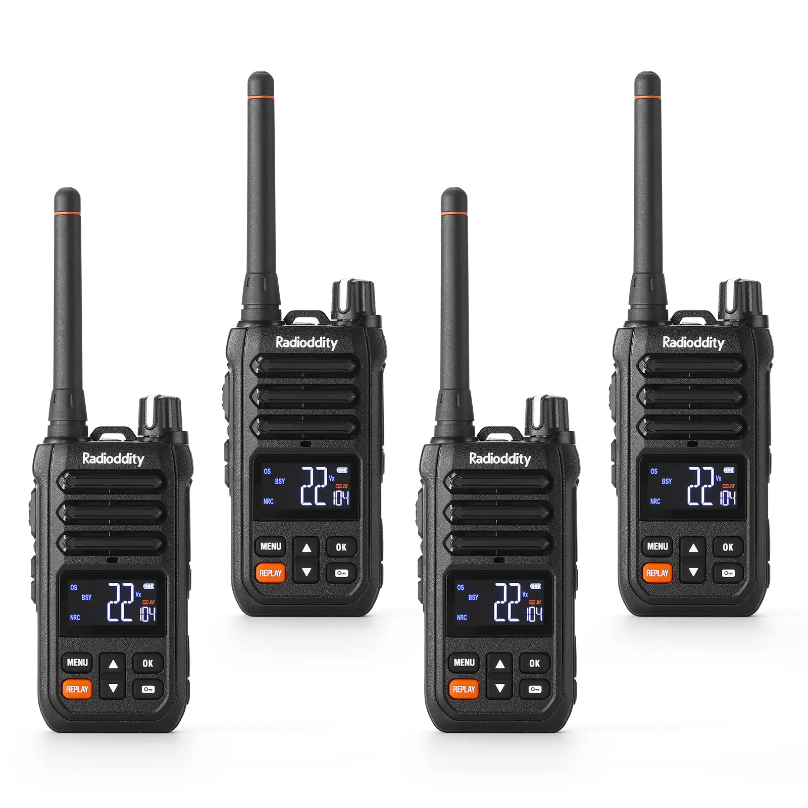 Radioddity X1 Heavy Duty Radio | FRS | IP67 Waterproof  | Noise Reduction | Recording | NOAA Scan & Alert | VOX | SOS | 2500mAh USB-C Rechargeable | For Outdoor - Image 2