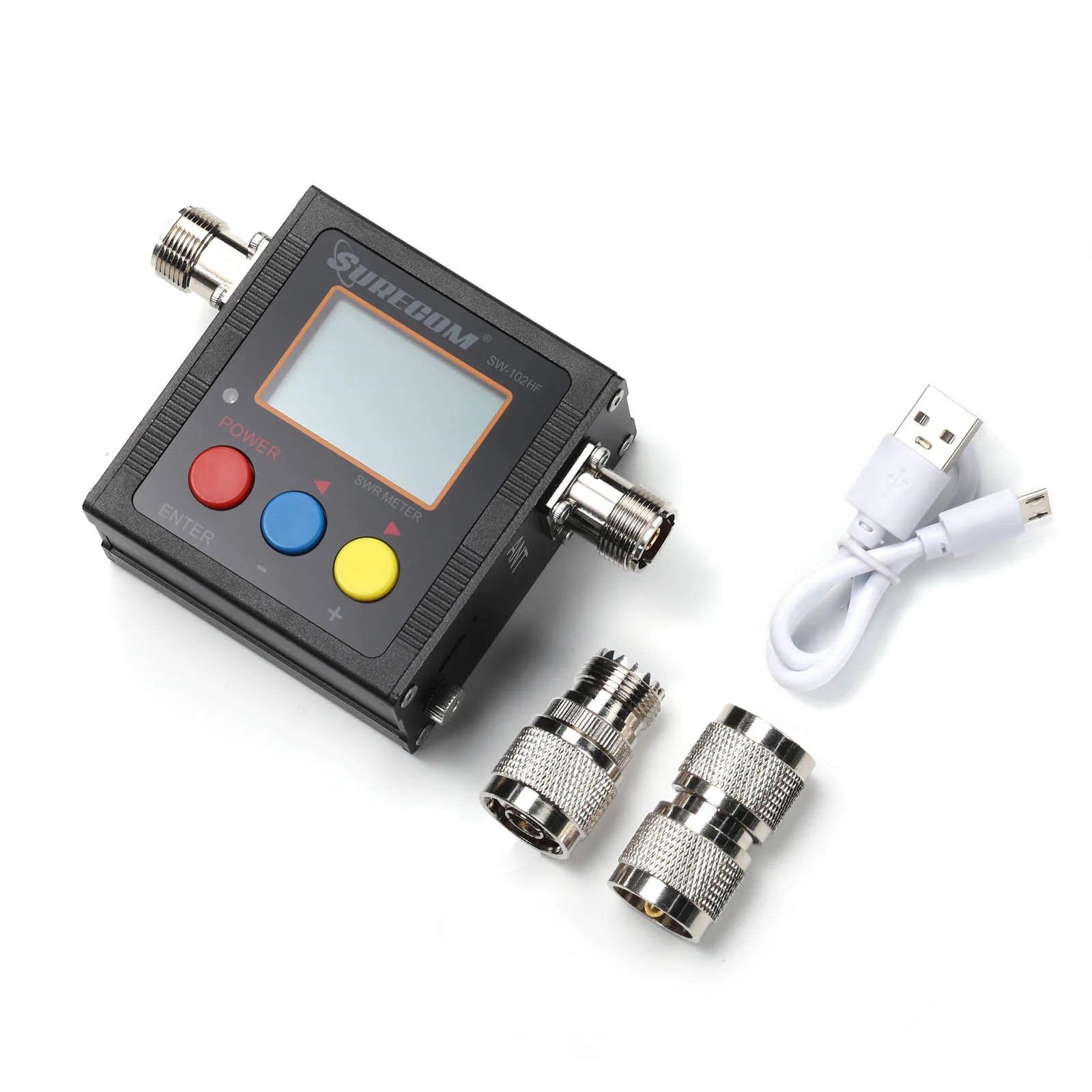 Surecom SW-102UV/SW-102HF  SWR Power Meter | Max 120W | Dual Band / HF Band - Image 7