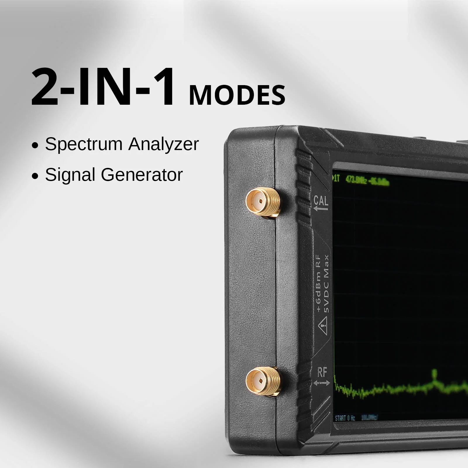 TinySA Ultra Spectrum Analyzer | Antenna Analyzer | 100kHz-5.3GHz | PC Connectivity | 4.0" Touchscreen | 3000mAh Battery - Image 4