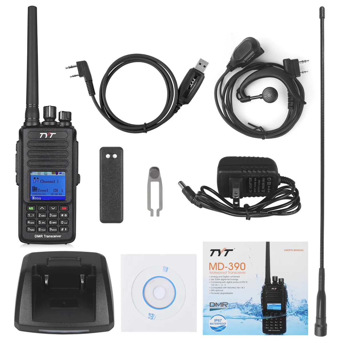 TYT MD-390 UHF DMR Digital Waterproof Radio [DISCONTINUED] - Image 6