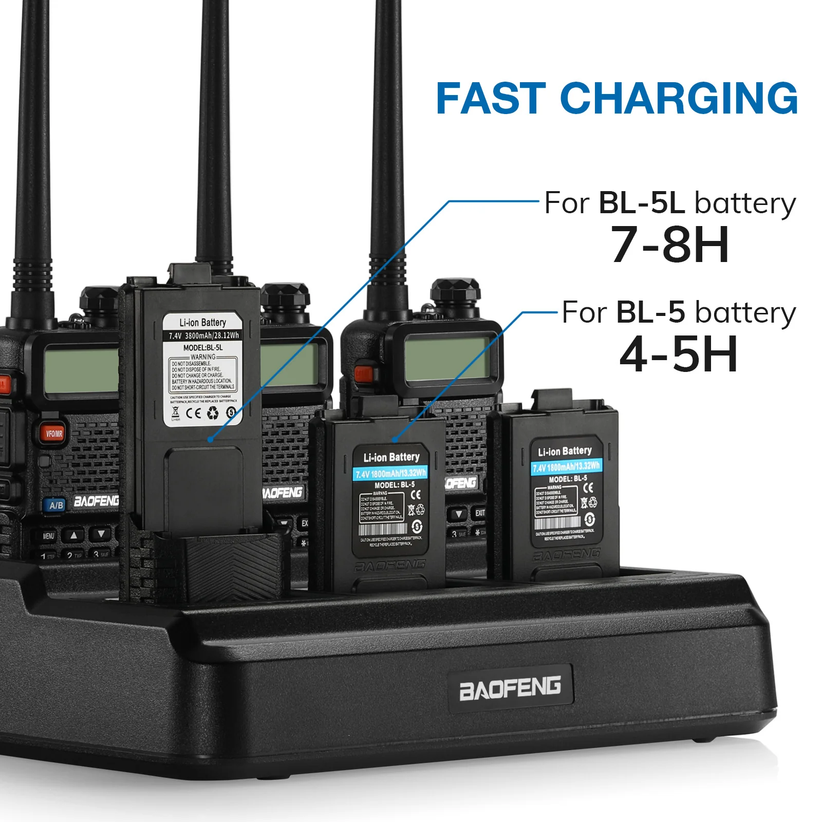 UV-5R Series Six Way Charger - Image 5