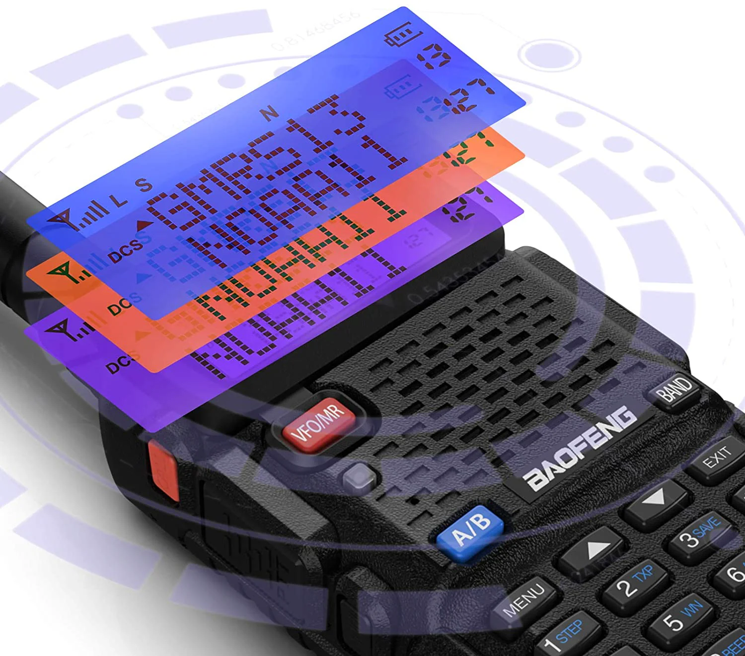 Baofeng UV-5X / UV-5G [1 Pair] GMRS Radio | 5W | Repeater Capable | NOAA Scan | Support CHIRP Programming - Image 8