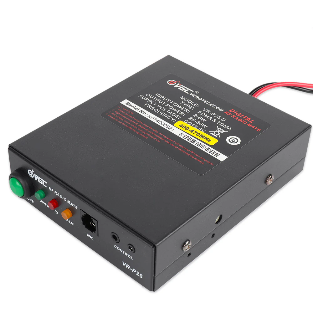 VGC VR-P25UD UHF Radio Amplifier | Analog and DMR | Auto Mode Switch | Up to 40 Watts - Image 7