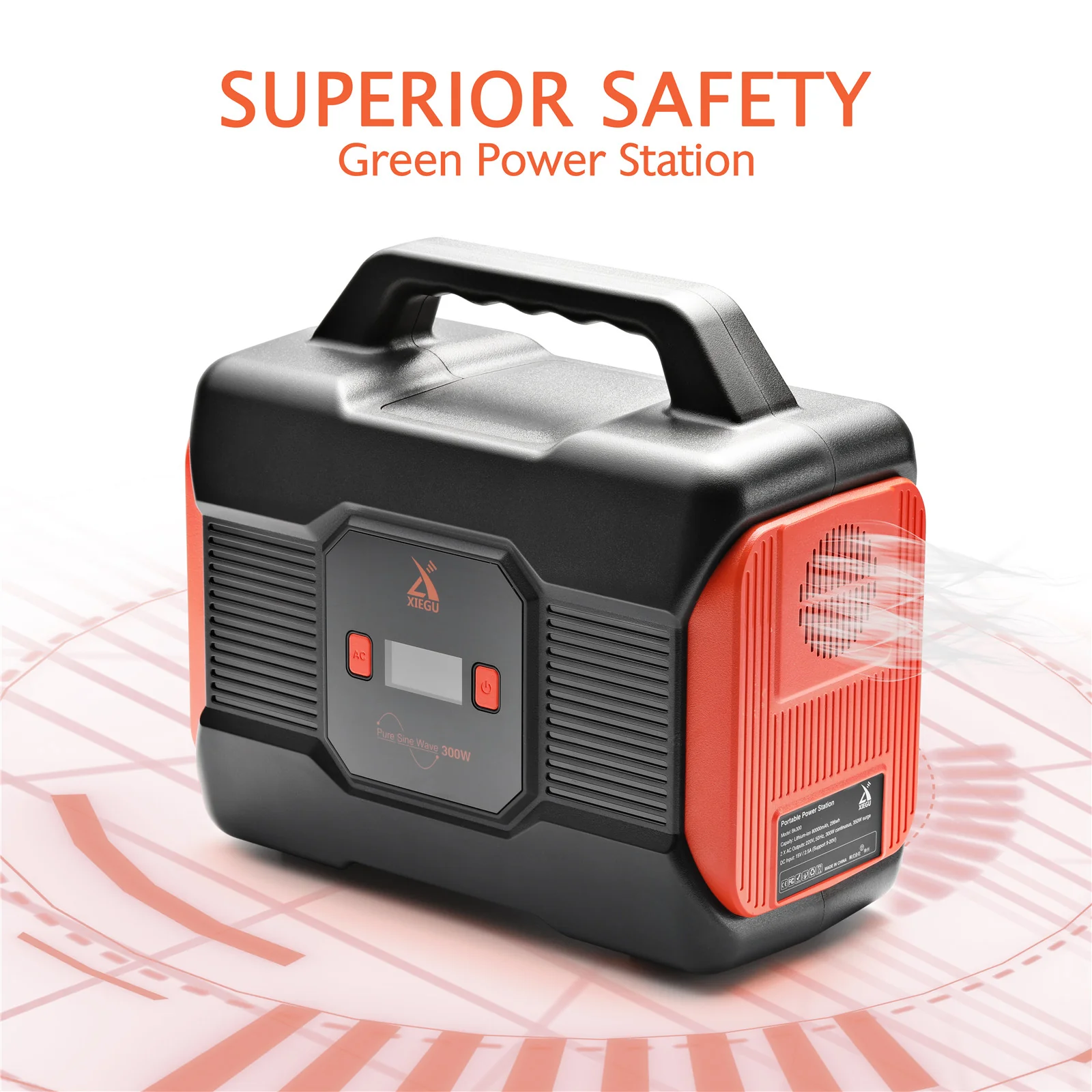 Xiegu BK300 Portable Power Station | 296Wh | 300W (Peak 350W) [DISCONTINUED] - Image 7