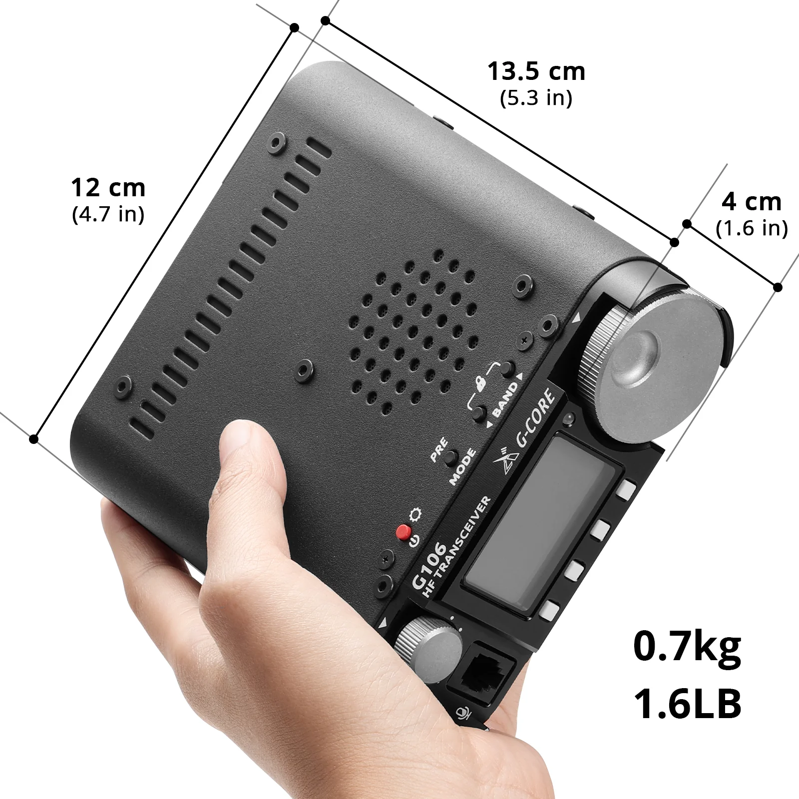 Xiegu G106 SDR HF Transceiver | 5W QRP Radio | SSB CW AM WFM | Support FT8 | Data Mode - Image 3