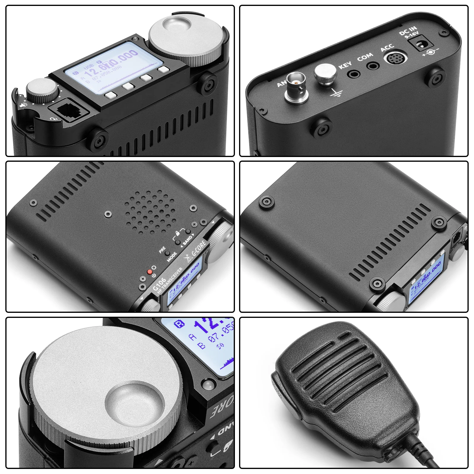 Xiegu G106 SDR HF Transceiver | 5W QRP Radio | SSB CW AM WFM | Support FT8 | Data Mode - Image 4