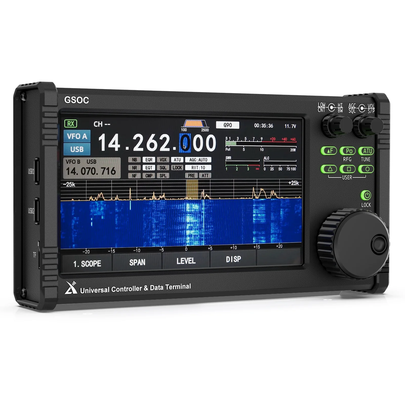 Xiegu GSOC Remote Controller | Touch Screen | Spectrum & Waterfall Display - Image 10