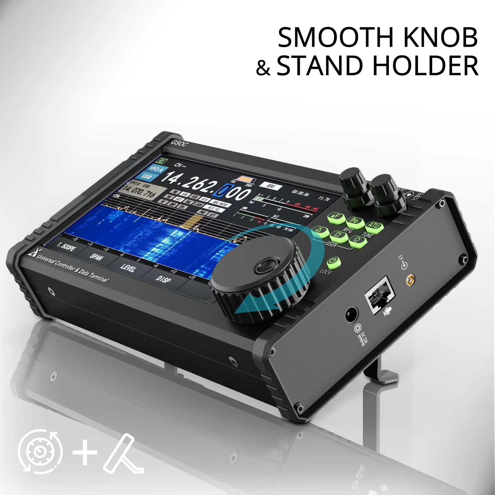Xiegu GSOC Remote Controller | Touch Screen | Spectrum & Waterfall Display - Image 3
