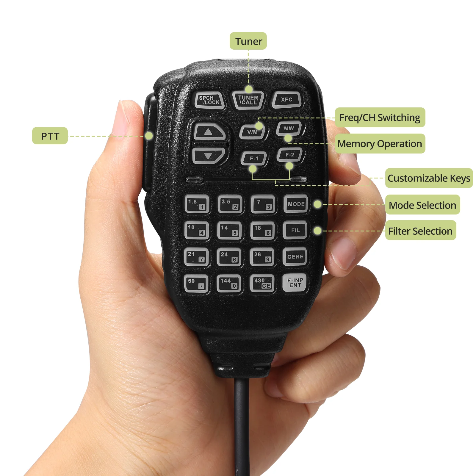 Xiegu Original Microphone | for X5105 X6100 G90 HF Transceiver - Image 5
