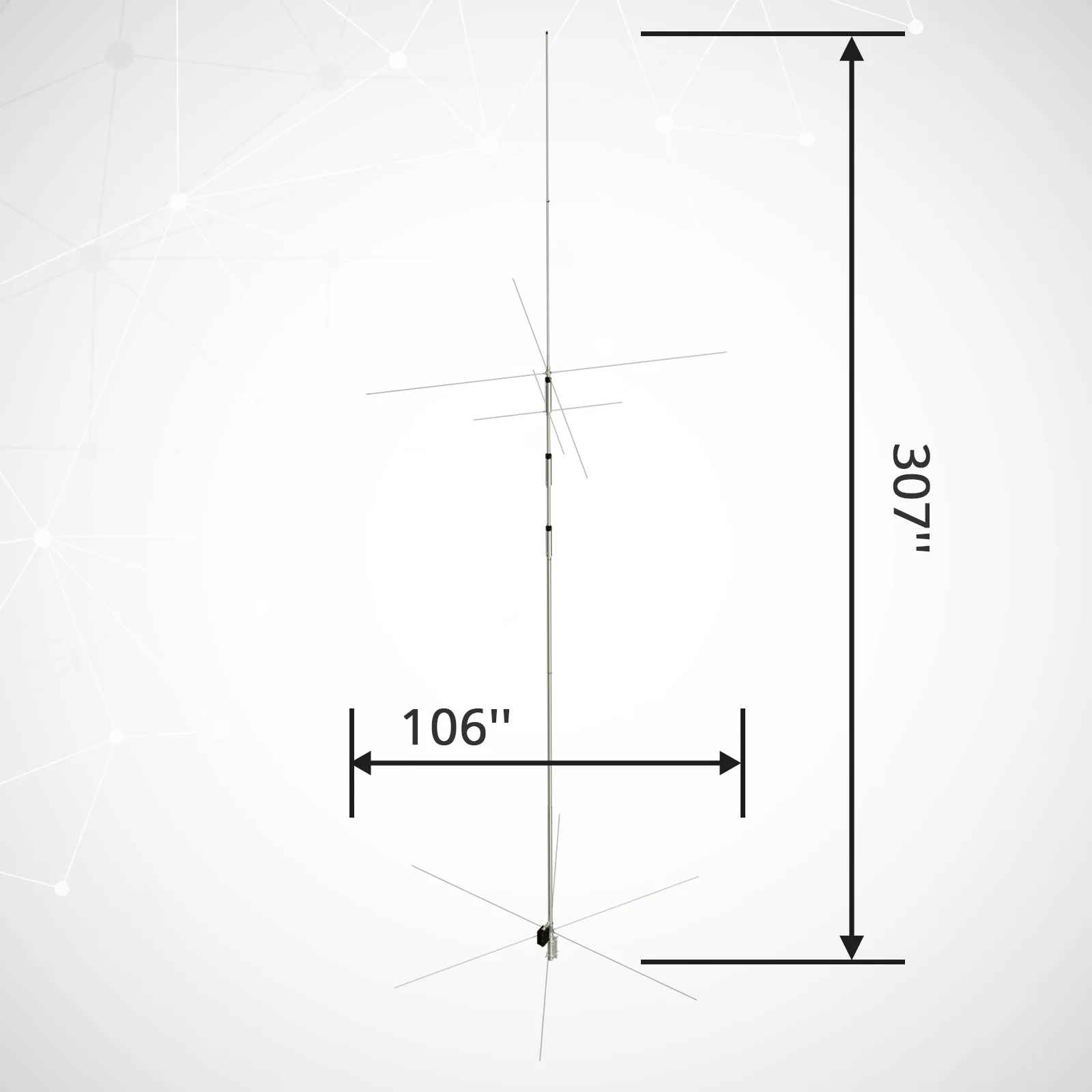 Xiegu VG4 4-Band Base Station Vertical Antenna | for HF Transceiver | 40m/20m/15m/10m - Image 4