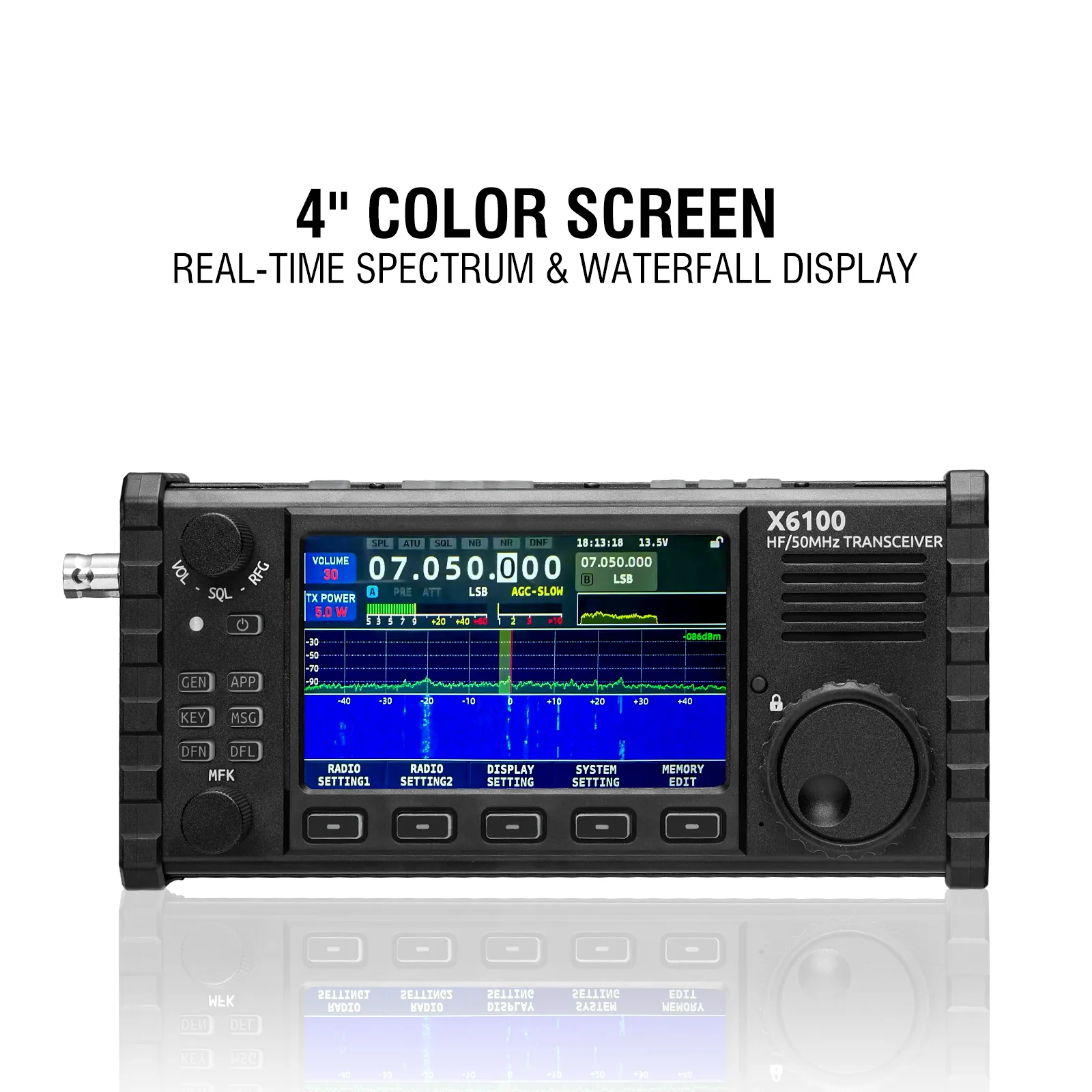Xiegu X6100 HF Transceiver | Full Mode | SDR Radio - Image 9