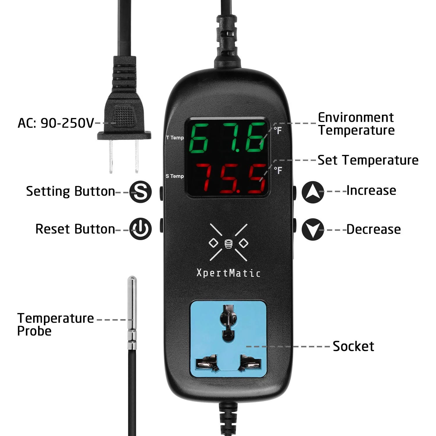 XpertMatic MH-2000 Accuracy Digital Temperature Controller - Image 2